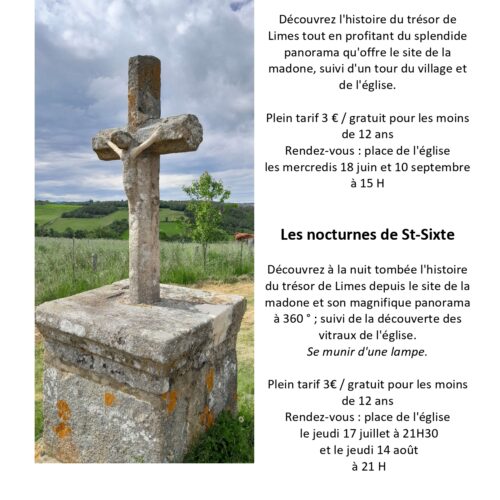 Patrimoine de St-Sixte et ses environs – visites