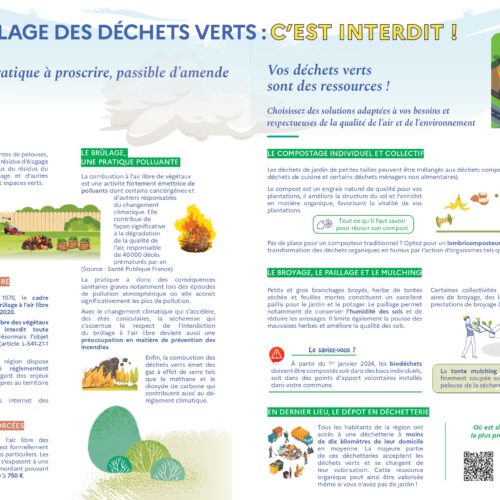 Le brûlage des déchets verts : c&rsquo;est interdit. Des solutions adaptées