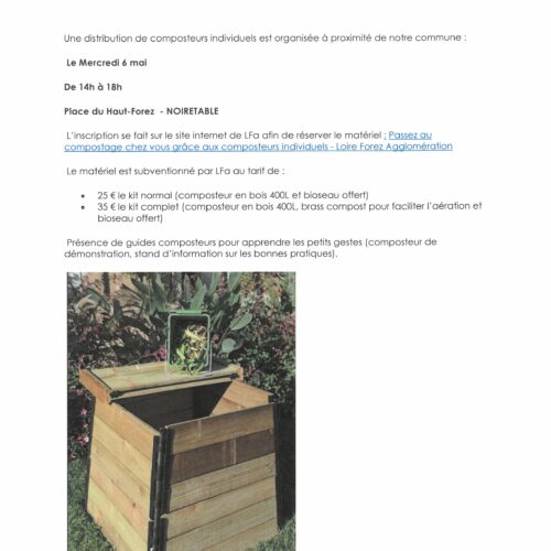 Composteur – LFa – distribution – 06 mai