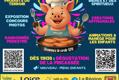 2025 - Foire de la fricassée - Affiche avec sponsor-1